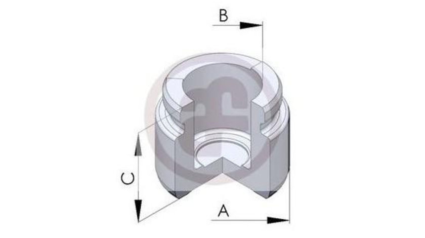 Piston, etrier frana Mercedes CLC-CLASS (CL203) 2008-2011 #2 150675C