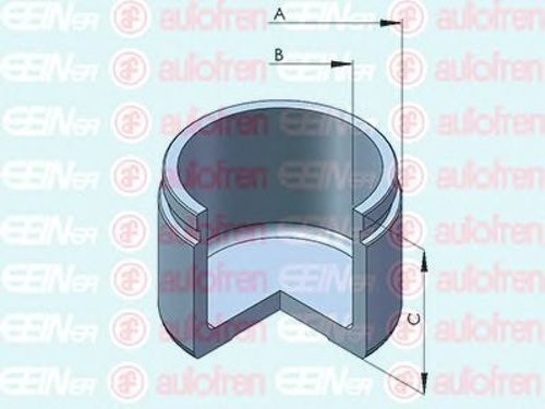 Piston, etrier frana MITSUBISHI LANCER Combi (CS) (2003 - 2008) AUTOFREN SEINSA D025354 piesa NOUA