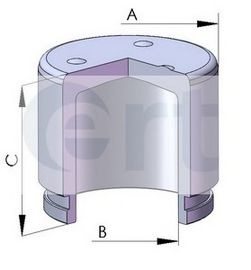 Piston, etrier frana MITSUBISHI PAJERO CLASSIC (V2_W) (2002 - 2016) ERT 150681-C piesa NOUA