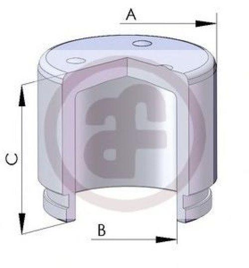 Piston, etrier frana MITSUBISHI PAJERO II (V3_W, V2_W, V4_W) (1990 - 1999) AUTOFREN SEINSA D025223 p...