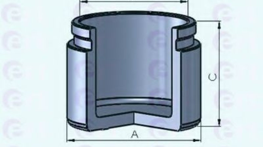 Piston, etrier frana NISSAN X-TRAIL (T31) (2007 - 2013) ERT 150789-C piesa NOUA