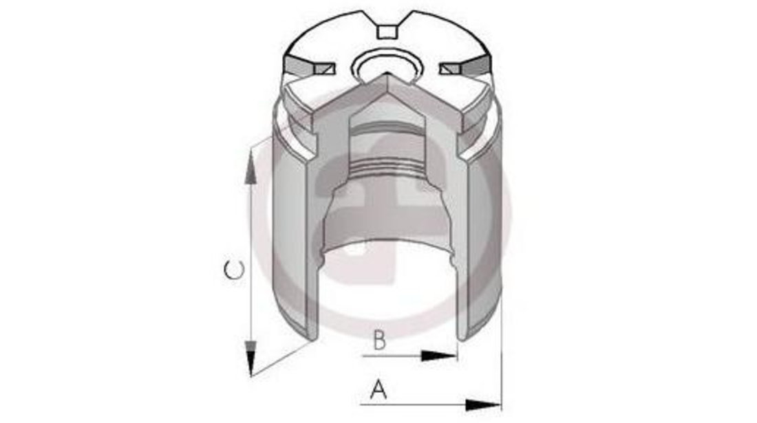 Piston, etrier frana Opel ASTRA G hatchback (F48_, F08_) 1998-2009 #2 150523C