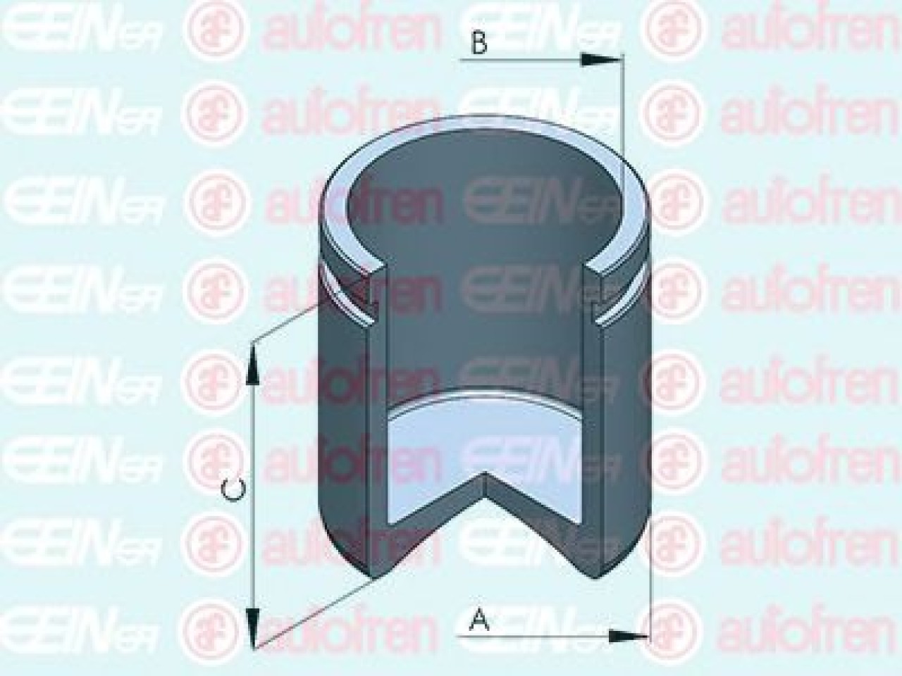 Piston, etrier frana PEUGEOT 3008 (2009 - 2016) AUTOFREN SEINSA D025452 piesa NOUA