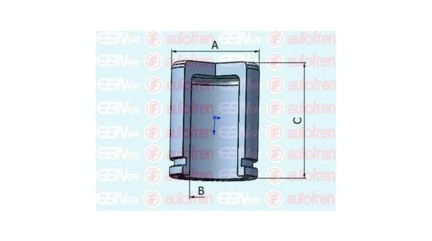 Piston, etrier frana Peugeot J5 platou / sasiu (290L) 1990-1994 #2 150818C