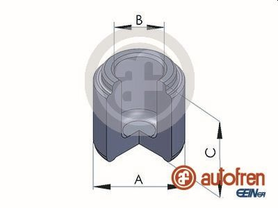 Piston, etrier frana punte fata (D025118 AUTOFREN) TOYOTA