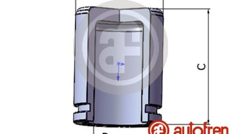 Piston, etrier frana punte fata (D025226 AUT) BENTLEY,BMW,Citroen,FIAT,PEUGEOT,TOYOTA,VW