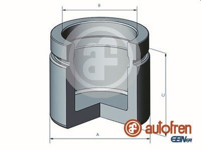 Piston, etrier frana punte fata (D025327 AUT) CHEVROLET,OPEL,SAAB,VAUXHALL