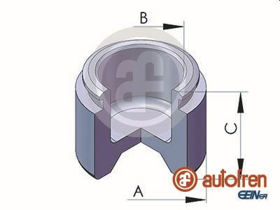 Piston, etrier frana punte fata (D025345 AUT) LEXUS,TOYOTA