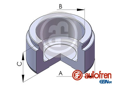 Piston, etrier frana punte fata (D025439 AUT) LEXUS,TOYOTA