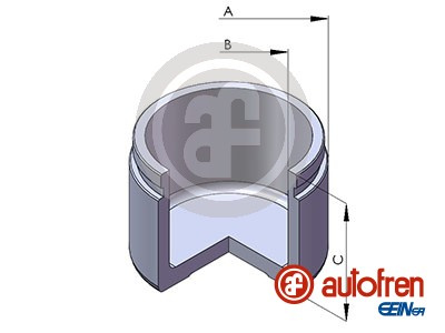 Piston, etrier frana punte fata (D02547 AUTOFREN) Citroen,NISSAN,OPEL
