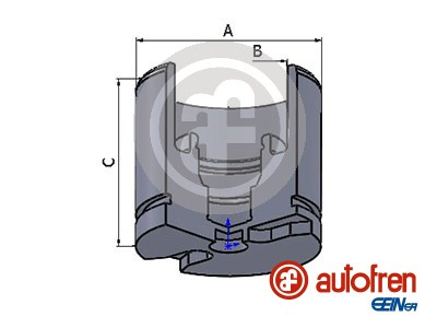Piston, etrier frana punte fata (D025520 AUT) Citroen,TOYOTA