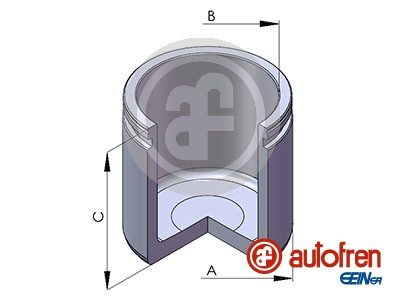Piston, etrier frana punte fata (D025630 AUT) IVECO