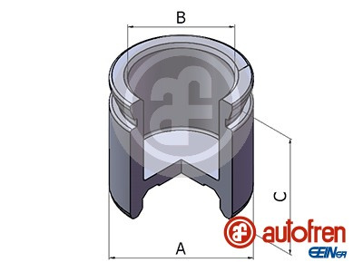 Piston, etrier frana punte fata (D025701 AUT) ALFA ROMEO,BMW,OPEL