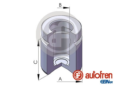 Piston, etrier frana puntea spate (D025105 AUT) BMW,SAAB