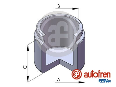 Piston, etrier frana puntea spate (D025324 AUTOFREN) MERCEDES-BENZ