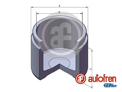 Piston, etrier frana puntea spate (D025339 AUT) TOYOTA