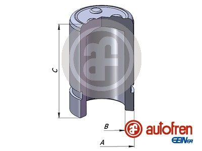 Piston, etrier frana puntea spate (D025343 AUT) TOYOTA