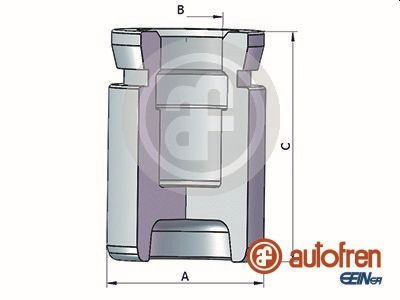 Piston, etrier frana puntea spate (D025370 AUT) CHRYSLER