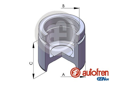 Piston, etrier frana puntea spate (D025375 AUT) MERCEDES-BENZ