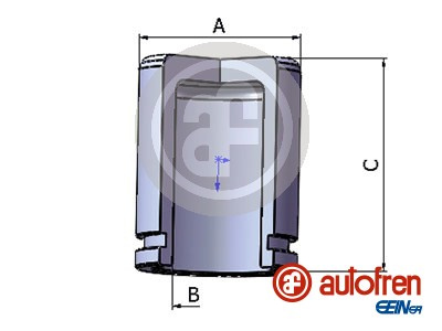Piston, etrier frana puntea spate (D025440 AUT) HYUNDAI,KIA,NISSAN