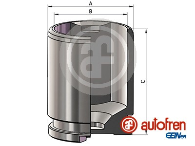 Piston, etrier frana puntea spate (D025536 AUT) AUDI,JAGUAR,SEAT,VOLVO,VW