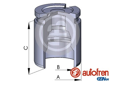 Piston, etrier frana puntea spate (D025605 AUT) CHEVROLET,OPEL,VAUXHALL