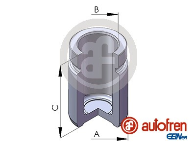 Piston, etrier frana puntea spate (D02599 AUT) HYUNDAI,KIA