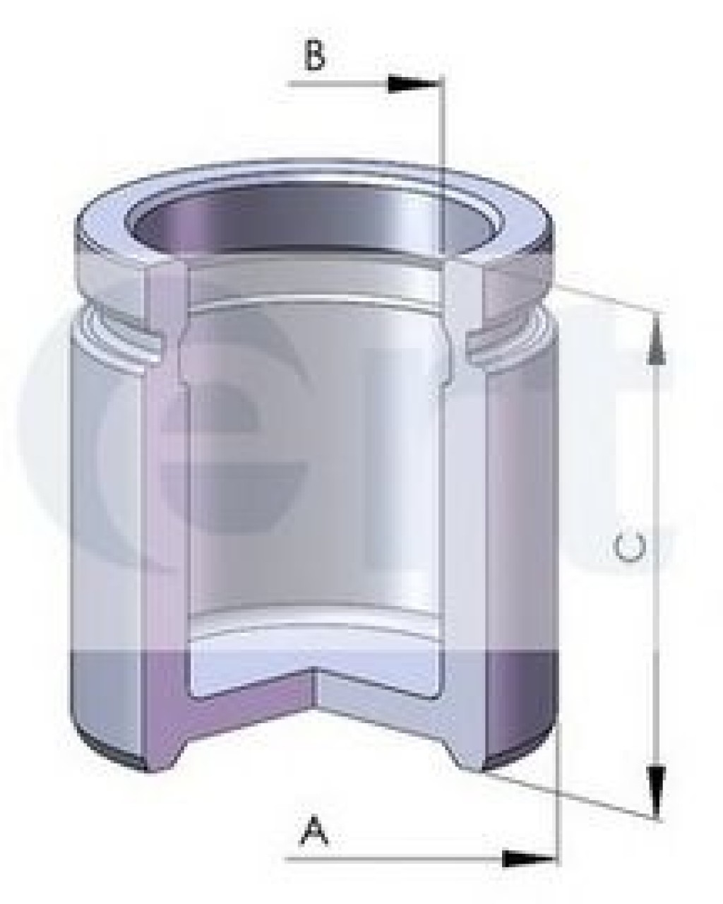 Piston, etrier frana SAAB 9-5 Combi (YS3E) (1998 - 2009) ERT 150279-C piesa NOUA