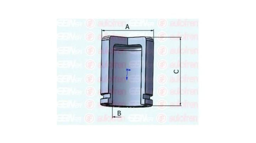 Piston, etrier frana Subaru FORESTER (SG) 2002-2016 #2 150933C