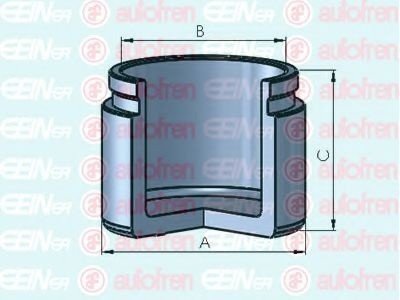 Piston, etrier frana SUZUKI GRAND VITARA II (JT) (2005 - 2016) AUTOFREN SEINSA D025534 piesa NOUA