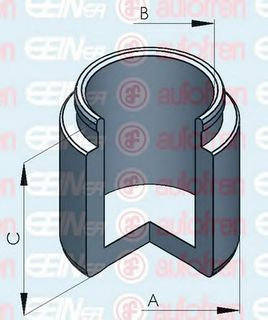 Piston, etrier frana TOYOTA RAV 4 IV (WWA4, AVA4, ZSA4, ALA4) (2012 - 2016) AUTOFREN SEINSA D025291 ...