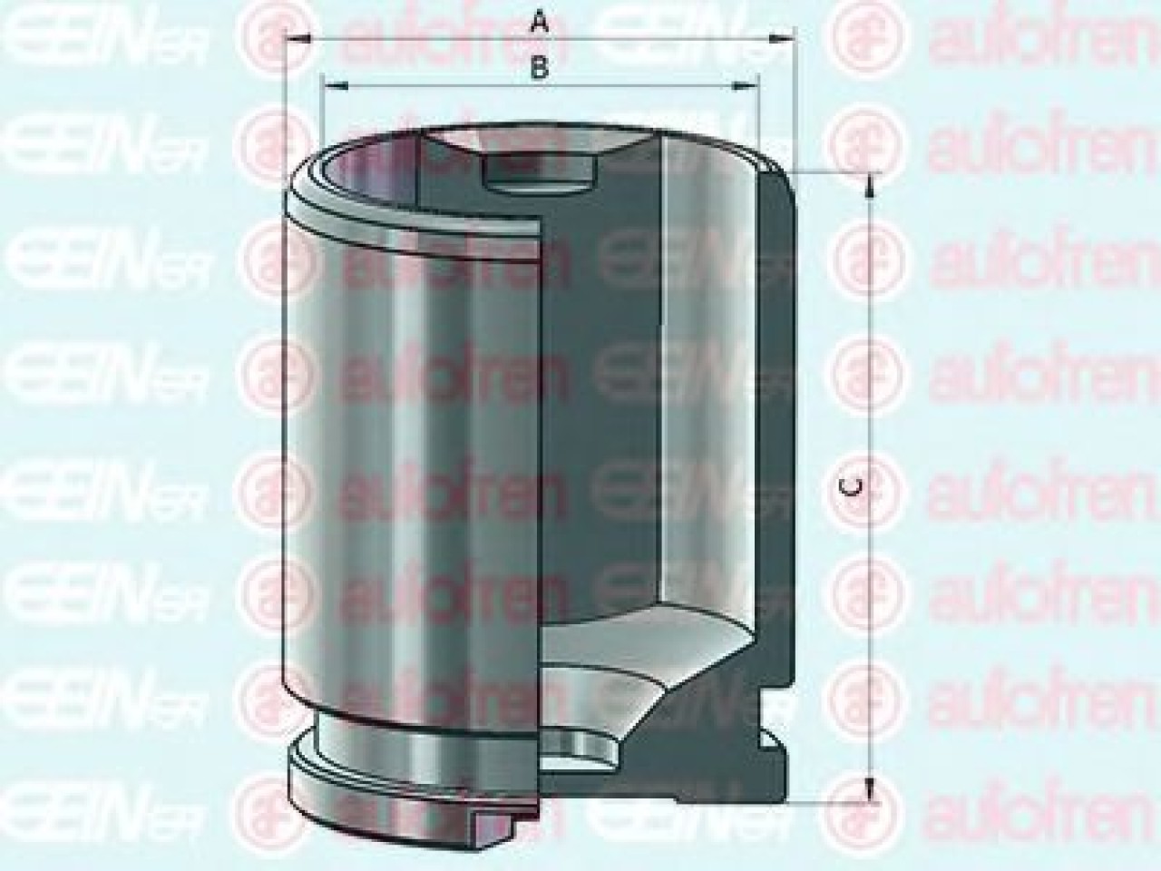Piston, etrier frana VOLVO V60 (2010 - 2016) AUTOFREN SEINSA D025541 piesa NOUA