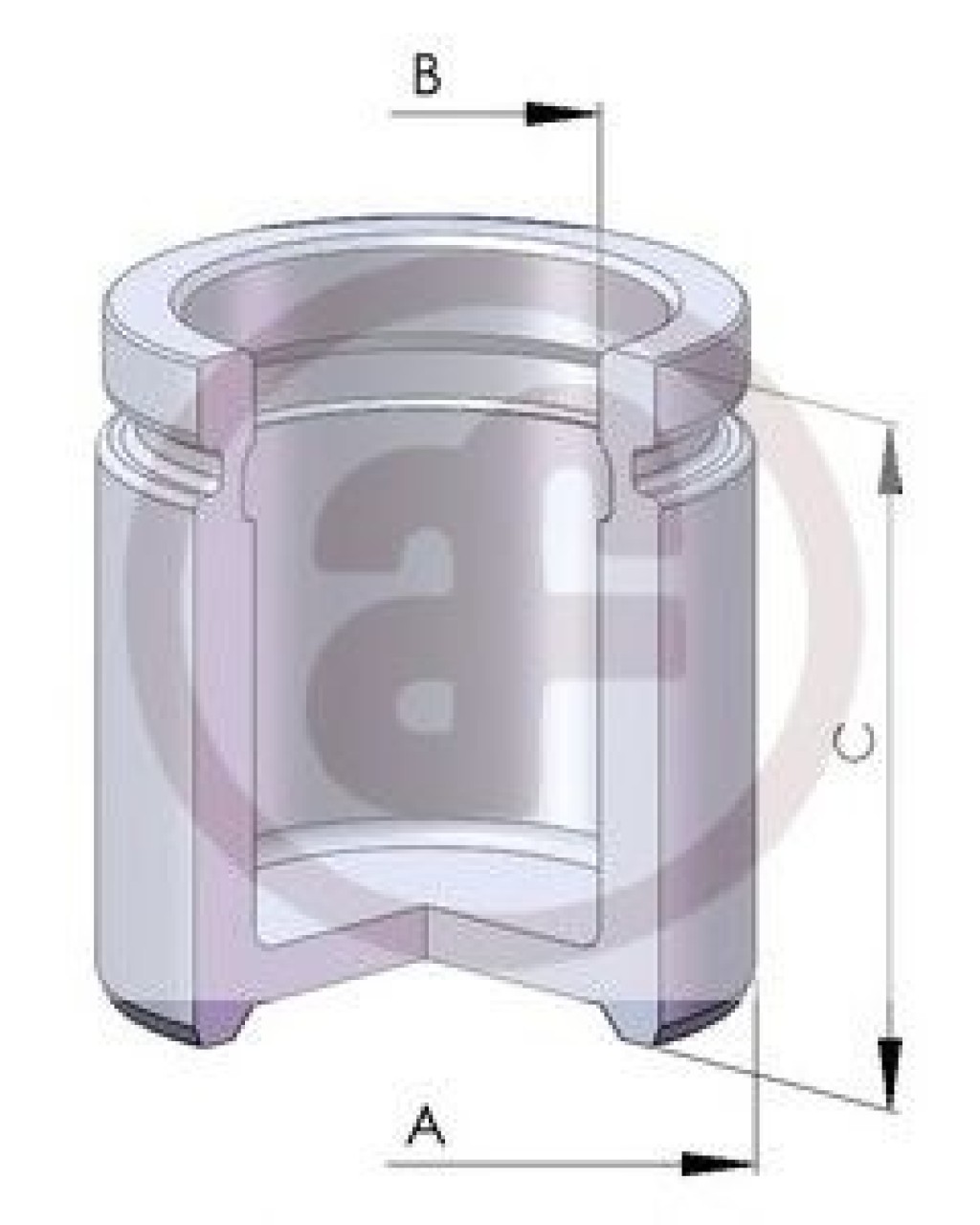 Piston, etrier frana VW PASSAT Variant (3B5) (1997 - 2001) AUTOFREN SEINSA D02559 piesa NOUA