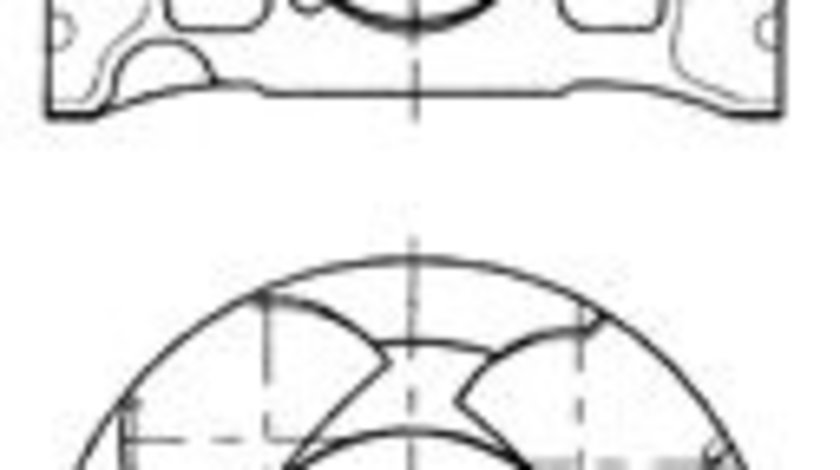 Piston FIAT BRAVO II (198) (2006 - 2016) KOLBENSCHMIDT 41070600 piesa NOUA