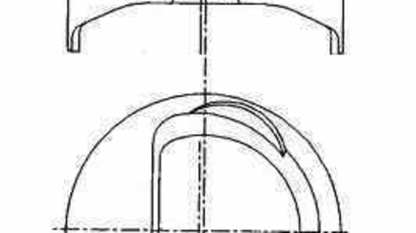 Piston FIAT LINEA 323 NÜRAL 87-436800-00