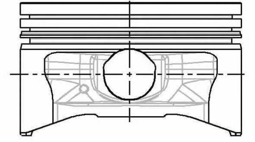 Piston FORD CAPRI II GECP NÜRAL 87-206617-10