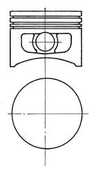 Piston FORD MONDEO II Combi (BNP) (1996 - 2000) KOLBENSCHMIDT 94917610 piesa NOUA