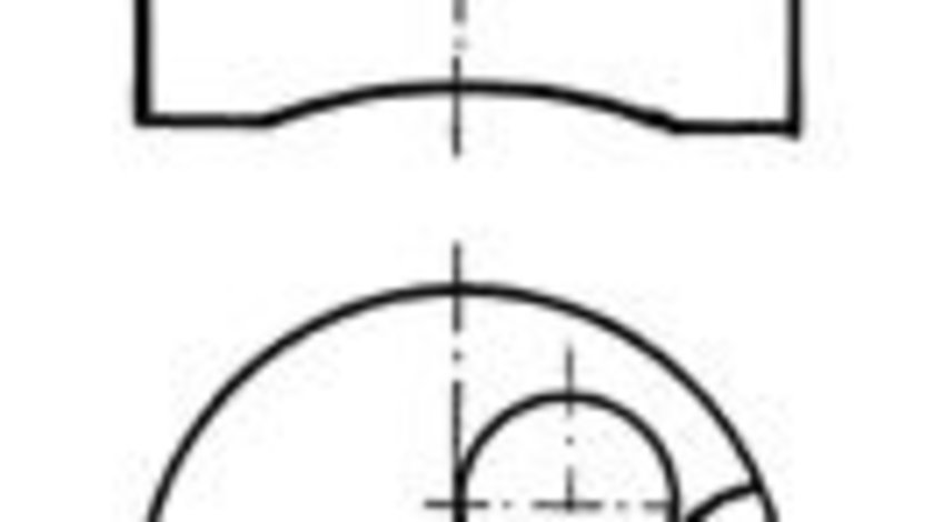 Piston FORD MONDEO II Limuzina (BFP) (1996 - 2000) KOLBENSCHMIDT 94664602 piesa NOUA