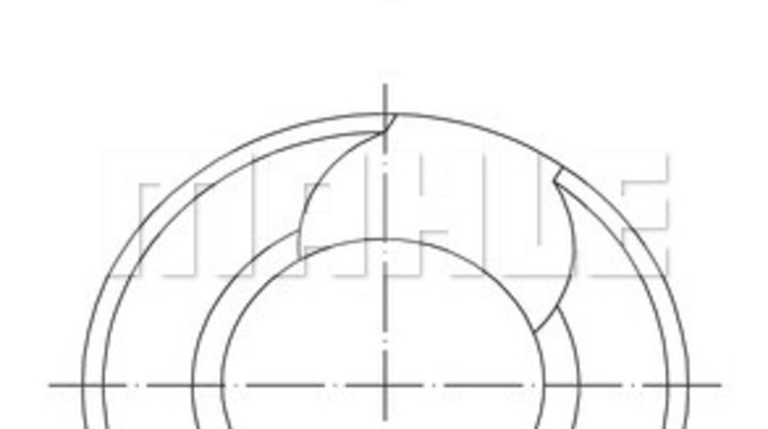 Piston la cilindrul 3 (0309800 MAH) VW