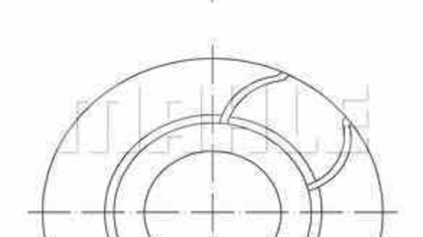 Piston MAZDA 2 DY MAHLE ORIGINAL 040 03 00