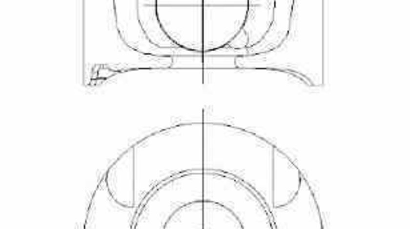 Piston MERCEDES-BENZ G-CLASS Cabrio W463 NÜRAL 87-427400-10