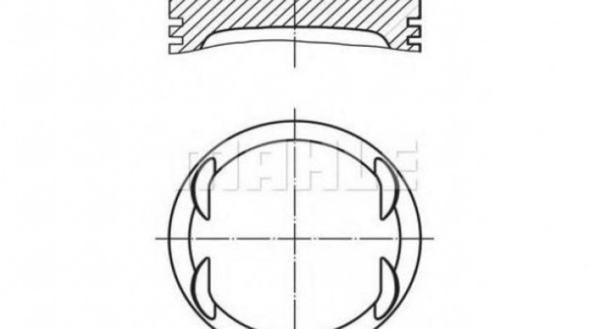 Piston Mercedes C-CLASS (W204) 2007-2014 #2 0040800