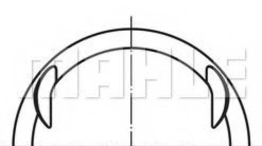 Piston MERCEDES CLC-CLASS (CL203) (2008 - 2011) MAHLE ORIGINAL 004 08 00 piesa NOUA