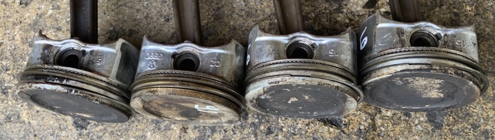 Piston motor BSE, BGU Audi A3 8P/8PA [facelift] [2004 - 2008] Sportback hatchback 5-usi 1.6 MT (102 hp) 1.6 - BGU
