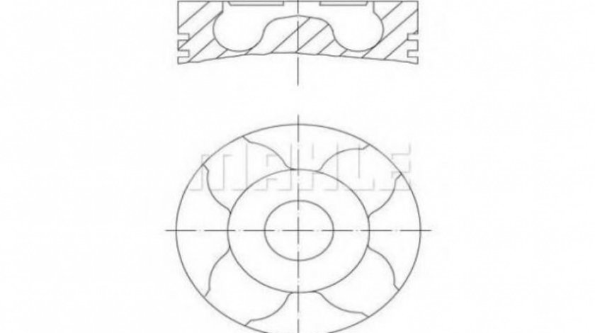 Piston motor Opel CORSA C (F08, F68) 2000-2009 #2 0100400