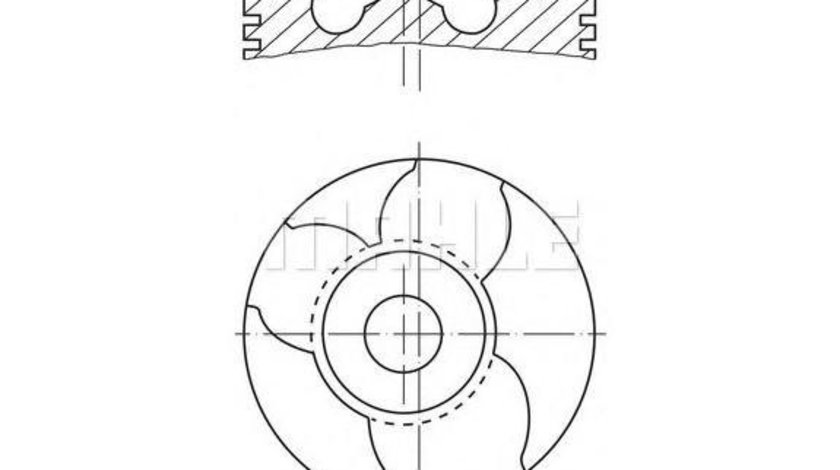 Piston motor Volkswagen VW LT Mk II bus (2DB, 2DE, 2DK) 1996-2006 #2 062107065B