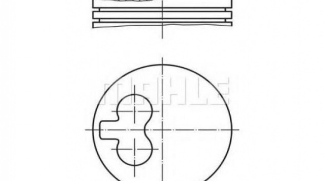 Piston motor Volkswagen VW TRANSPORTER / CARAVELLE Mk IV bus (70XB, 70XC, 7DB, 7DW) 1990-2003 #2 028107065CF