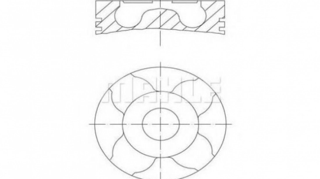 Piston Opel AGILA (A) (H00) 2000-2007 #2 0100400