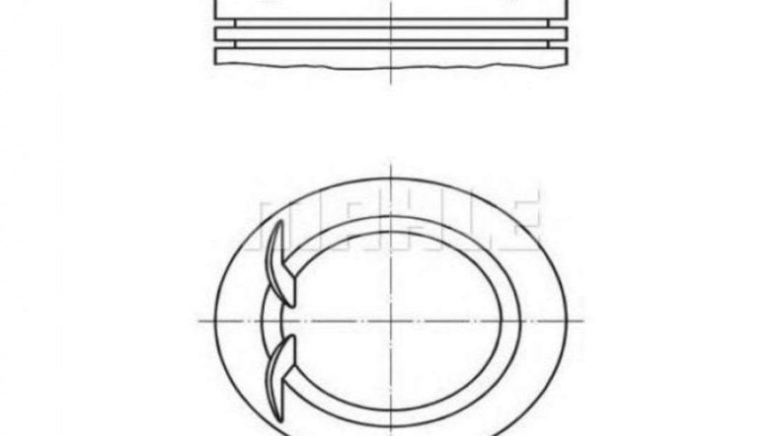 Piston Opel ASTRA F (56_, 57_) 1991-1998 #2 0110200