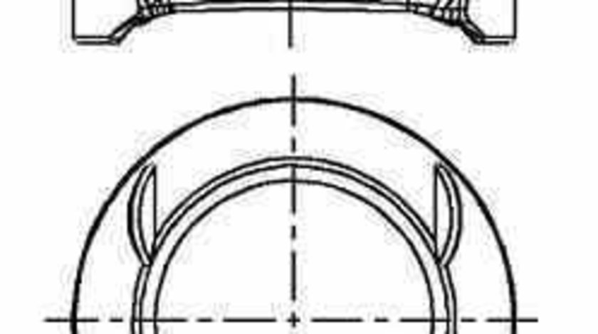 Piston OPEL ASTRA F CLASSIC combi NÜRAL 87-429500-00